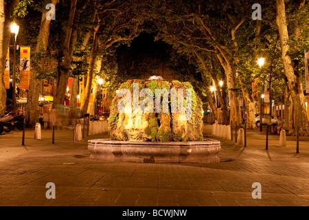 Brunnen in Aix-En-Provence, Frankreich Stockfoto