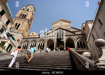 Amalfi Duomo Kathedrale neapolitanische Riviera Italien Stockfoto