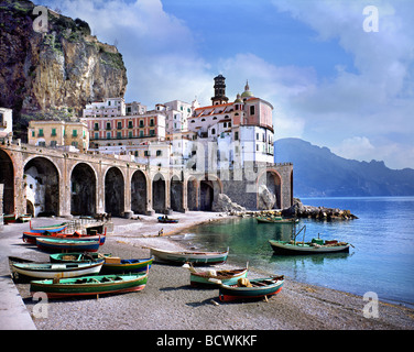 IT - KAMPANIEN: Atrani an der Amalfi-Küste (Golf von Salerno) Stockfoto