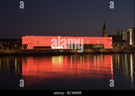 Lentos Kunstmuseum Linz Architekten Weber Hofer 2003 Stockfoto