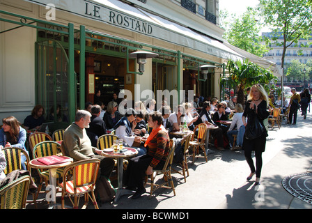 Restaurant Le Rostand in der Nähe von Jardin du Luxemburg Paris Frankreich Stockfoto