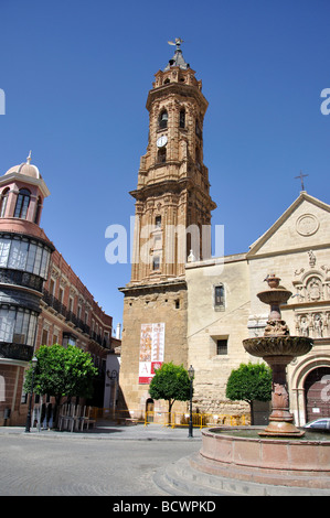 Iglesia de San Sebastian, Plaza de San Sebastian, Antequera, Provinz Malaga, Andalusien, Spanien Stockfoto