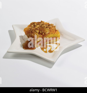 Frühstücksteller Lasagne Stockfoto