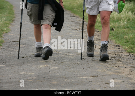 Rutland Wanderer zu Fuß Wandern Stockfoto