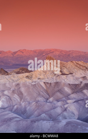 USA Kalifornien Death Valley National Park Zabriskie Point Stockfoto