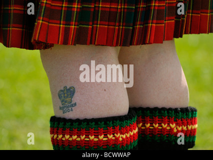 Die Zusammenkunft im Holyrood Park, Edinburgh, 2009. Stockfoto