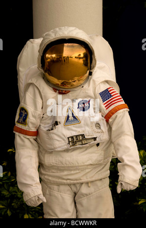Astronauten im Raumanzug Kennedy Space Center Besucher Complex, Cape Canaveral, Florida Stockfoto