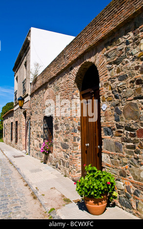 Das historische Viertel der Stadt Colonia del Sacramento in Uruguay ein UNESCO-Weltkulturerbe Stockfoto