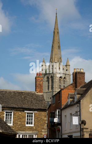 Rutland Oakham Kirche Kathedrale Stockfoto