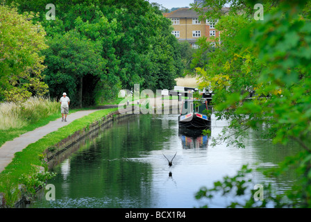 Grand Union Canal, West-London Stockfoto