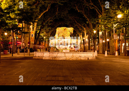 Brunnen in Aix-En-Provence, Frankreich Stockfoto