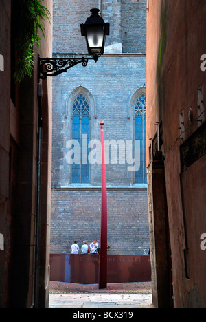 Fossar de Les Moreres gotischen Viertel Viertel Born Barcelona-Katalonien-Spanien Stockfoto