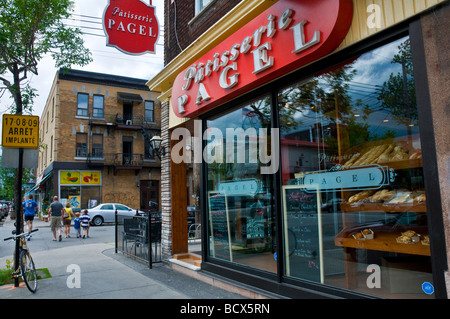 Konditorei in St. Patrick Street im Stadtteil Meile Ende Montreal Stockfoto