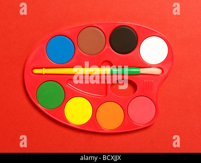 Farbpalette Stockfoto