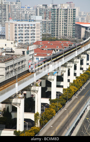 U-Bahn, Shanghai, China Stockfoto