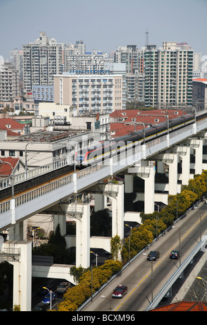 U-Bahn, Shanghai, China Stockfoto