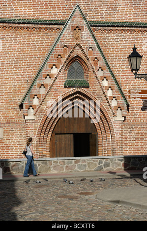 Haupteingang der St. John´s Kirche in Tartu, Estland Estland EU Stockfoto