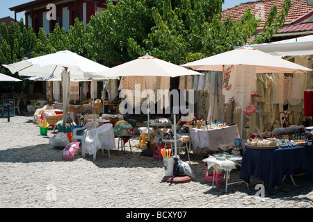 Artikel zum Verkauf in Omodhos Zypern Stockfoto