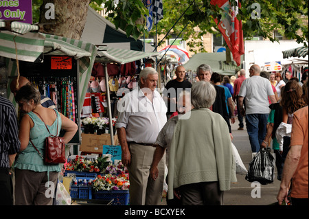 Marktplatz Salisbury Wiltshire England Stockfoto