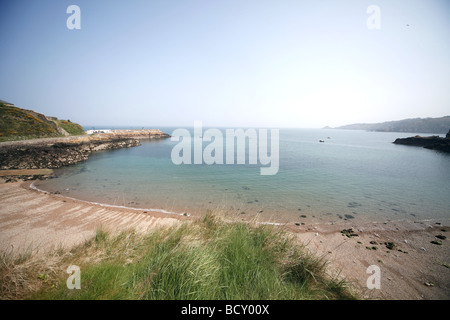 BOULEY BAY JERSEY Kanalinseln UK JERSEY Kanalinseln 20. April 2009 Stockfoto