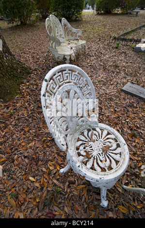 Micanopy historischen Friedhof Micanopy Florida Stockfoto