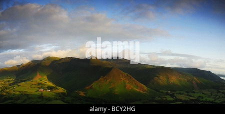 Derwent Fells im Morgengrauen von Cat Glocken, Englisch Lake District Stockfoto