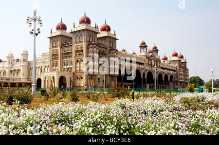 Maharaja Palast Mysore Bundesstaat Karnataka Indien Stockfoto