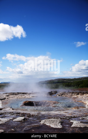 Strokkur Island Stockfoto