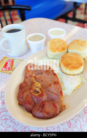 USA, Tennessee, Memphis-Bryant Restaurant-Kekse, Land Schinken Eiern Stockfoto