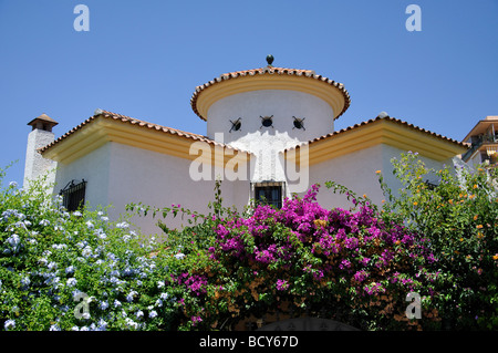 Spanische Villa, Fuengirola, Costa Del Sol, Provinz Malaga, Andalusien, Spanien Stockfoto