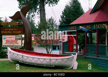 Whale Watching Tours Station in Tofino auf Vancouver Island in British Columbia Kanada Stockfoto