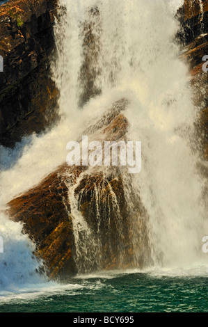 Cameron Wasserfall "Waterton Lakes National Park" Alberta Kanada Stockfoto