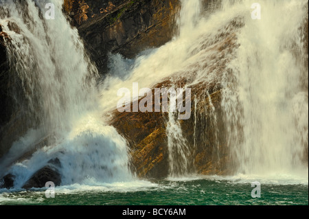 Cameron Wasserfall "Waterton Lakes National Park" Alberta Kanada Stockfoto