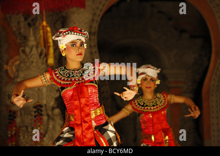 Tänzer, Barong Tanz-Performance, Ubud, Bali, Republik Indonesien, Südostasien Stockfoto