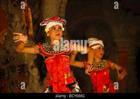 Tänzer, Barong Tanz-Performance, Ubud, Bali, Republik Indonesien, Südostasien Stockfoto