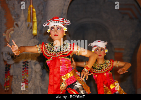 Tänzer, Barong Tanz-Performance, Ubud, Bali, Republik Indonesien, Südostasien Stockfoto