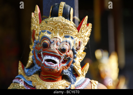 Barong, Balis Hindu Geist, Pura Gunung Kawi Sebatu in der Morgen Licht, Bali, Republik von Indonesien, Südosten A zu schützen Stockfoto