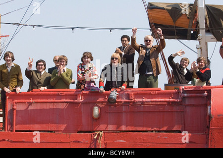 Das Boot schaukelte Großbritannien Jahr: 2009 Regie: Richard Curtis Rhys Ifans, Philip Seymour Hoffman Stockfoto