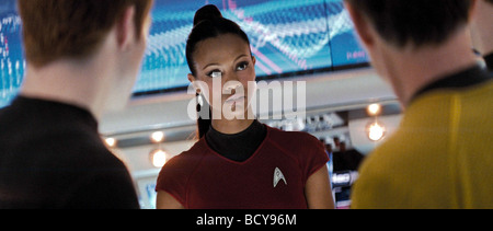 Star Trek Jahr: 2009 Regie: j.j. Abrams Zoe Saldana Stockfoto