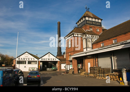 Harveys Brauerei neben dem Fluss Ouse Lewes East Sussex England Stockfoto