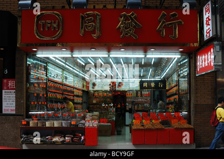 Königin Straße Zentrale in Hongkong Stockfoto