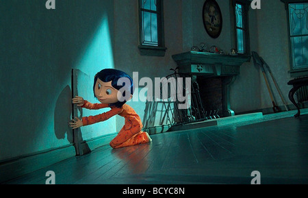 Coraline Jahr: 2009 Regie: Henry Selick Animation basierend auf dem Buch von Neil Gaiman Stockfoto