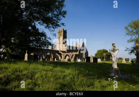 14. Jahrhundert Timoleague Abbey, Timoleague, County Cork, Irland Stockfoto