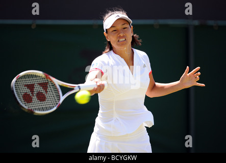 KIMIKO DATE KRUMM JAPAN WIMBLEDON LONDON ENGLAND 23. Juni 2009 Stockfoto