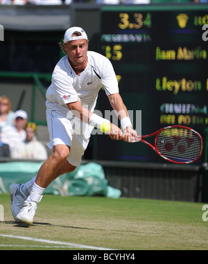 LLEYTON HEWITT Australien WIMBLEDON LONDON ENGLAND 25. Juni 2009 Stockfoto