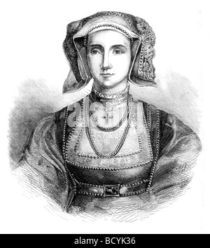 Porträt von Anne von Kleve Frau von König Henry VIII von England Stockfoto