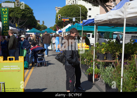 Santa Monica Farmers Market, Los Angeles County, Kalifornien, USA Stockfoto