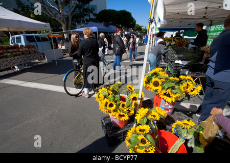 Santa Monica Farmers Market, Los Angeles County, Kalifornien, USA Stockfoto