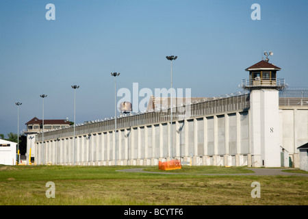 Indiana State Prison maximale Sicherheit in Michigan City statt einmal John Dillinger Stockfoto