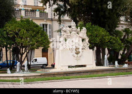 Denkmal in Menton, Côte d ' Azur, Côte d ' Azur, Frankreich Stockfoto